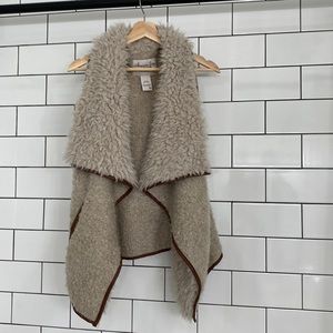 American Rag faux fur vest